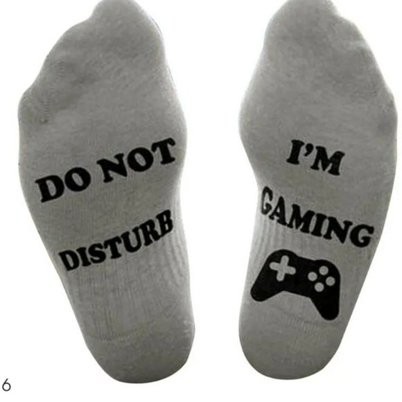 Other - Unisex Novelty Socks, Do Not Disturb I Am Gaming